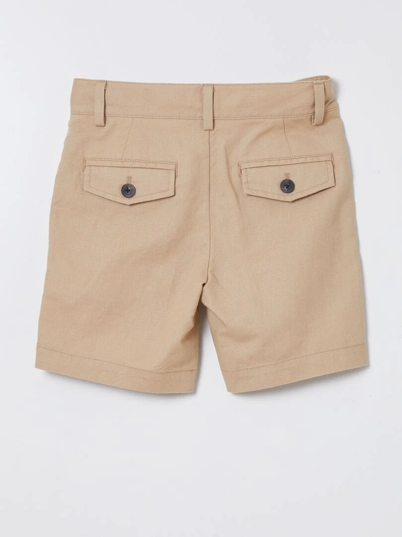 Bermuda chino droit   BEIGE