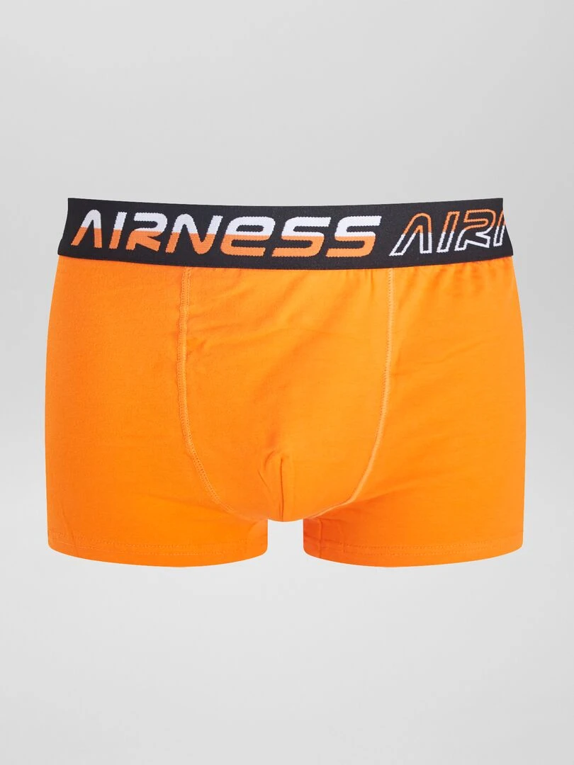 Lot de 3 boxers unis 'Airness' Orange