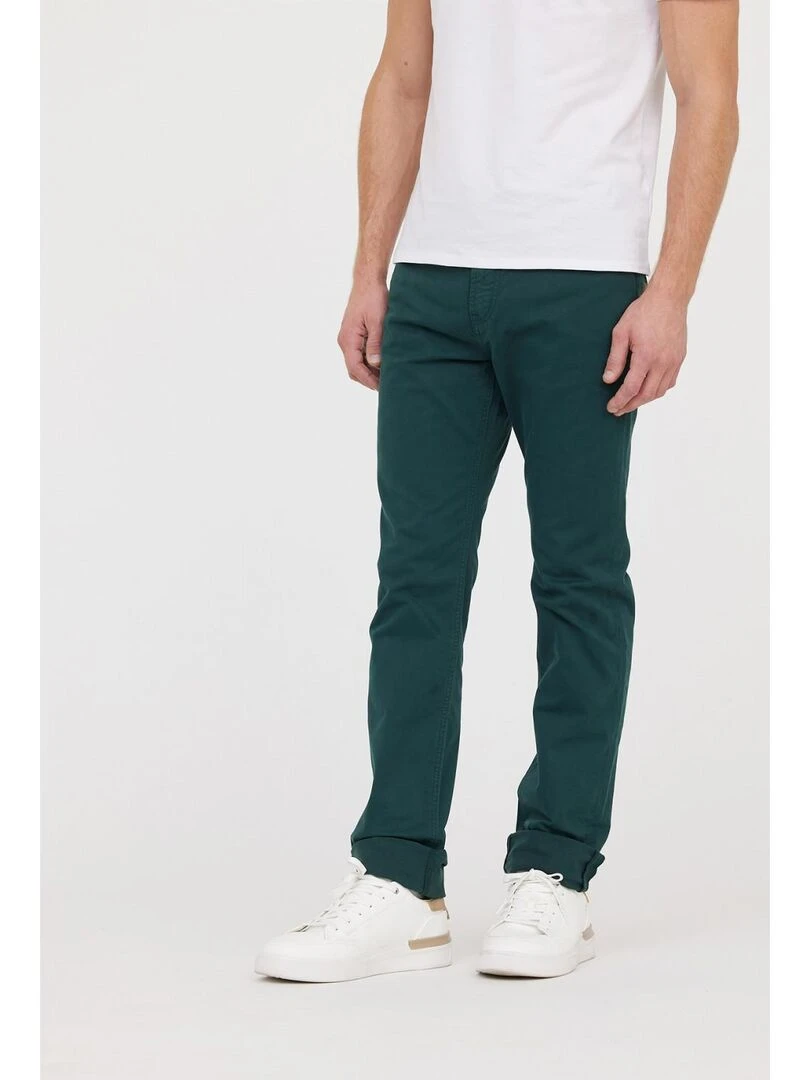 Lee Cooper   Pantalon coton straight LC126ZP   Taupe