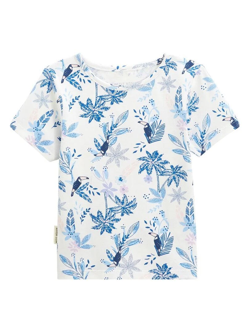 Lot de 2 t shirts enfant Moorea   Ecru