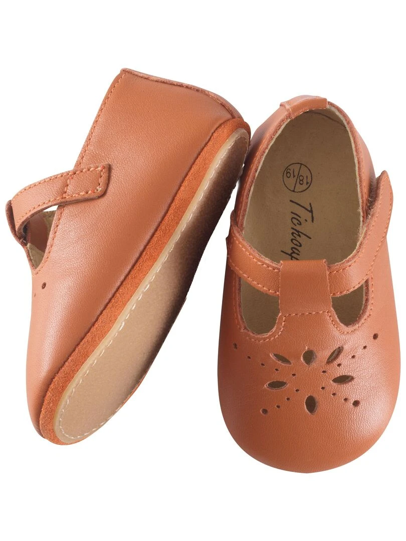 Salomé cuir souple Camel