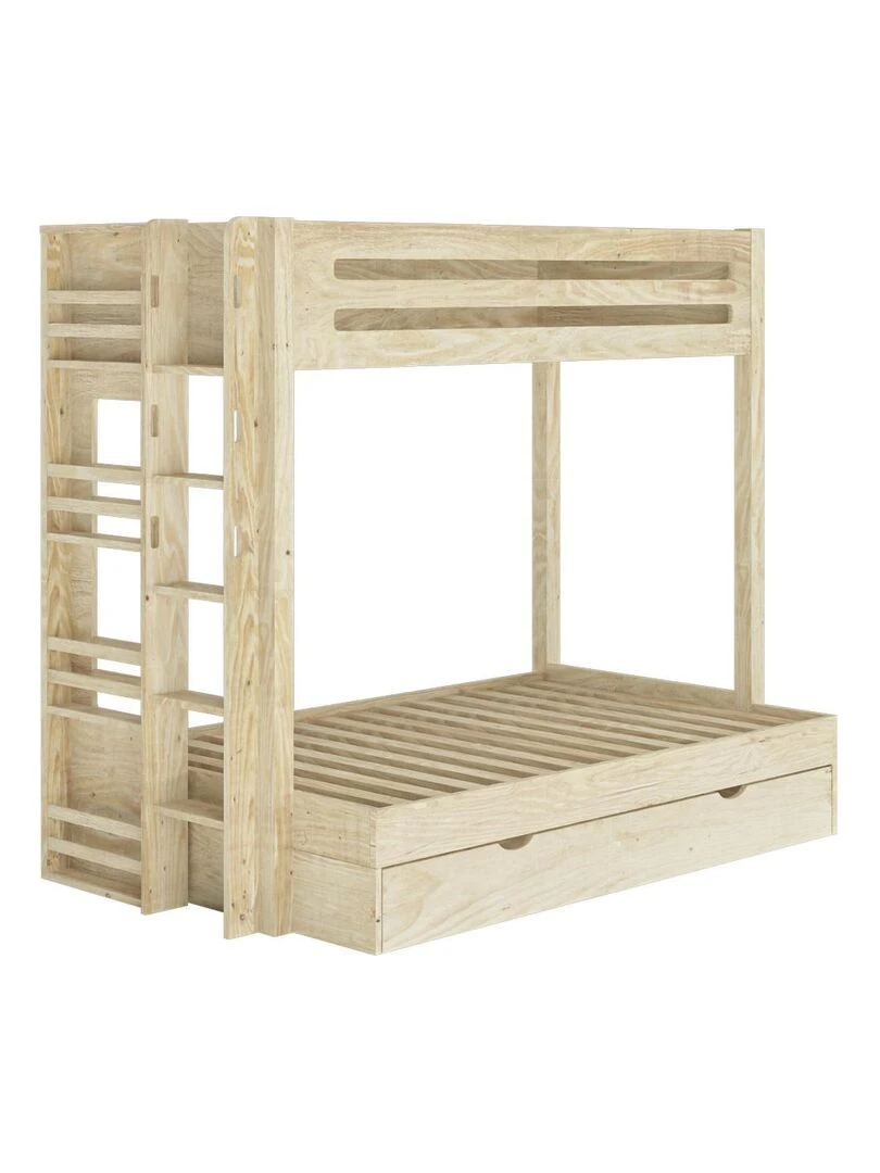 Lit superposé 4 places Isa   AKITEN RETAIL   Marron