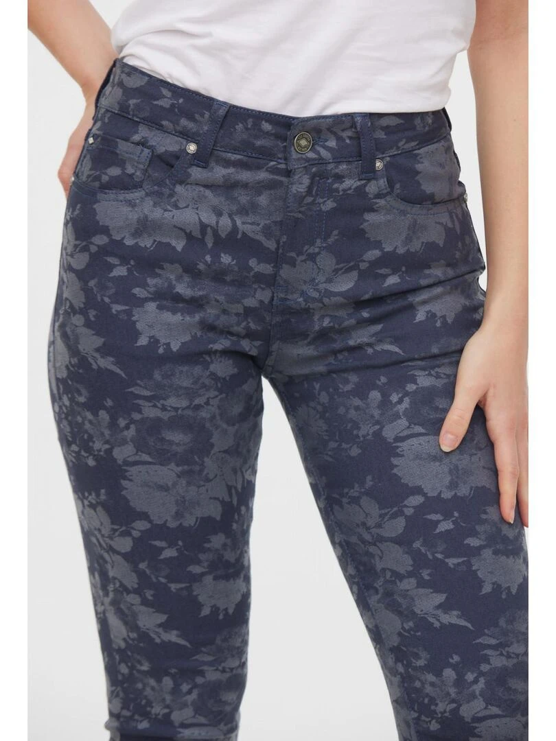 Pantacourt gabardine stretch POEMY  'Rica Lewis'   Vieux rose