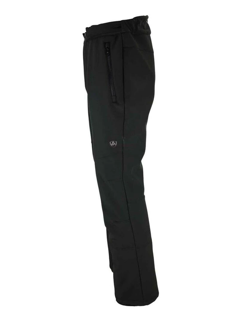 Pantalon de ski softshell homme CEPTAN   PEAK MOUNTAIN   Noir Noir