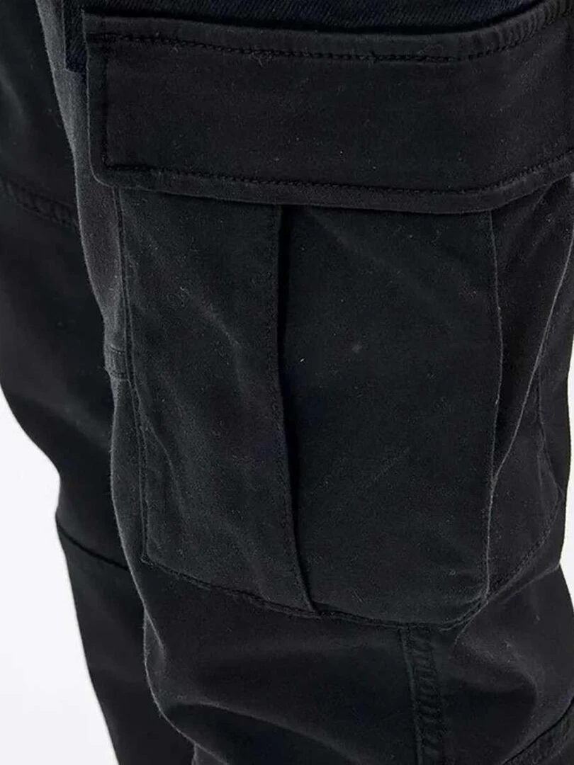 KAPORAL   Pantalon coton slim MALKI   Noir