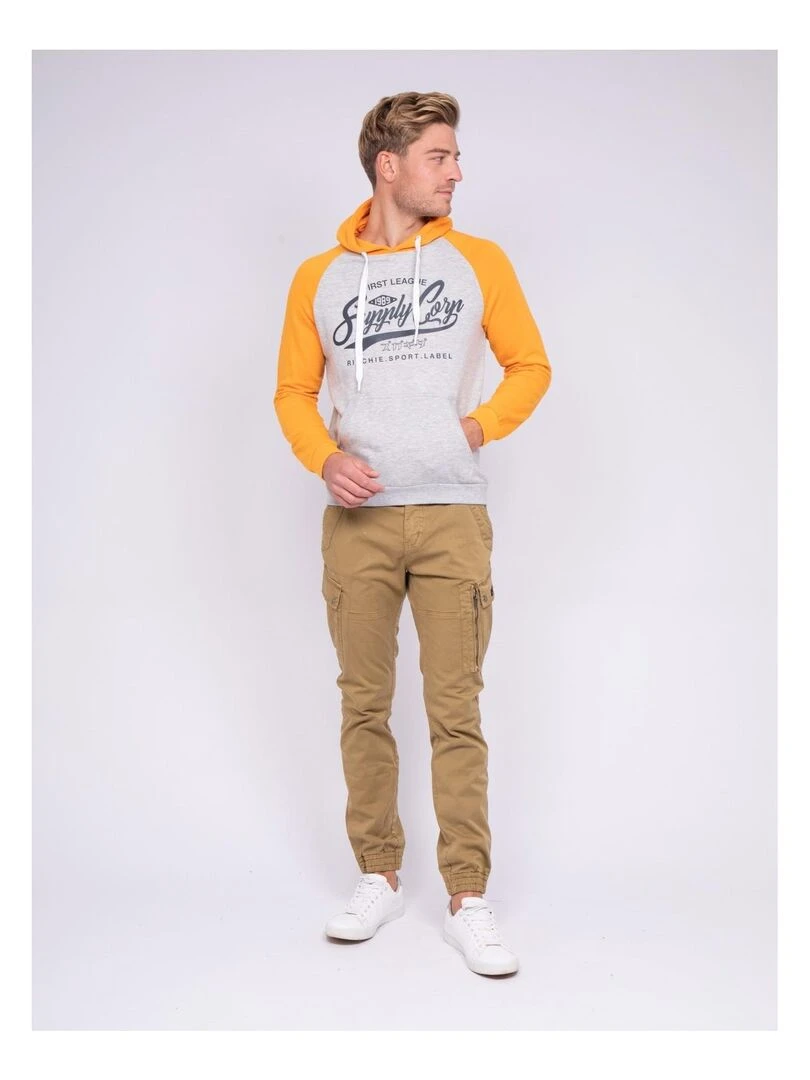 sweat capuche WANDATY   Orange
