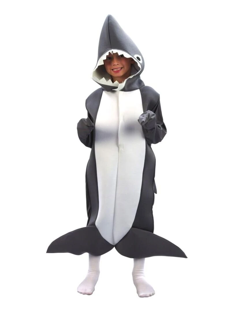 Déguisement Requin enfant Gris