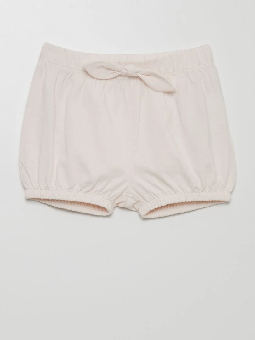 Lot de 2 shorts en jersey Rose