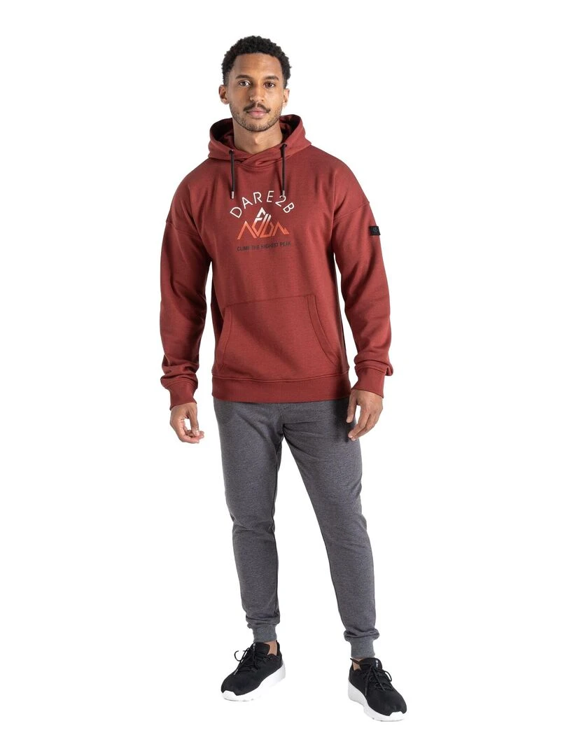 Dare 2B   Sweat à capuche DISTINCTLY   Rouge brique