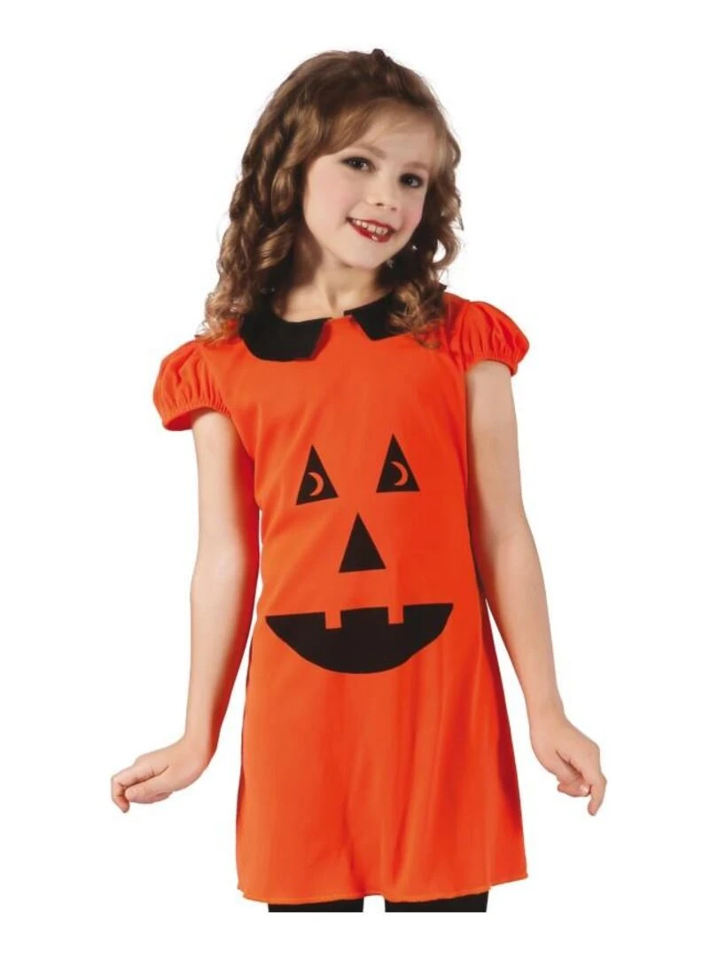 Déguisement Robe Citrouille Halloween fille Orange