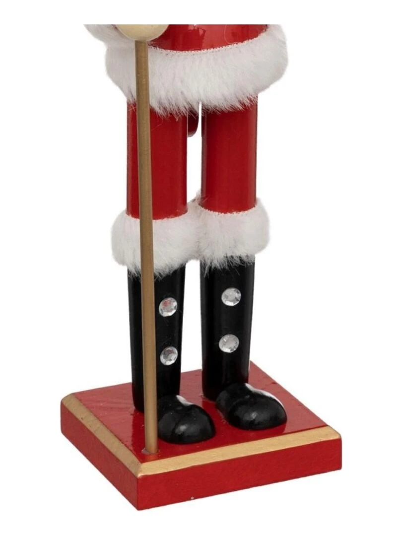 Décoration Casse Noisette pin rouge 38 cm   Rouge