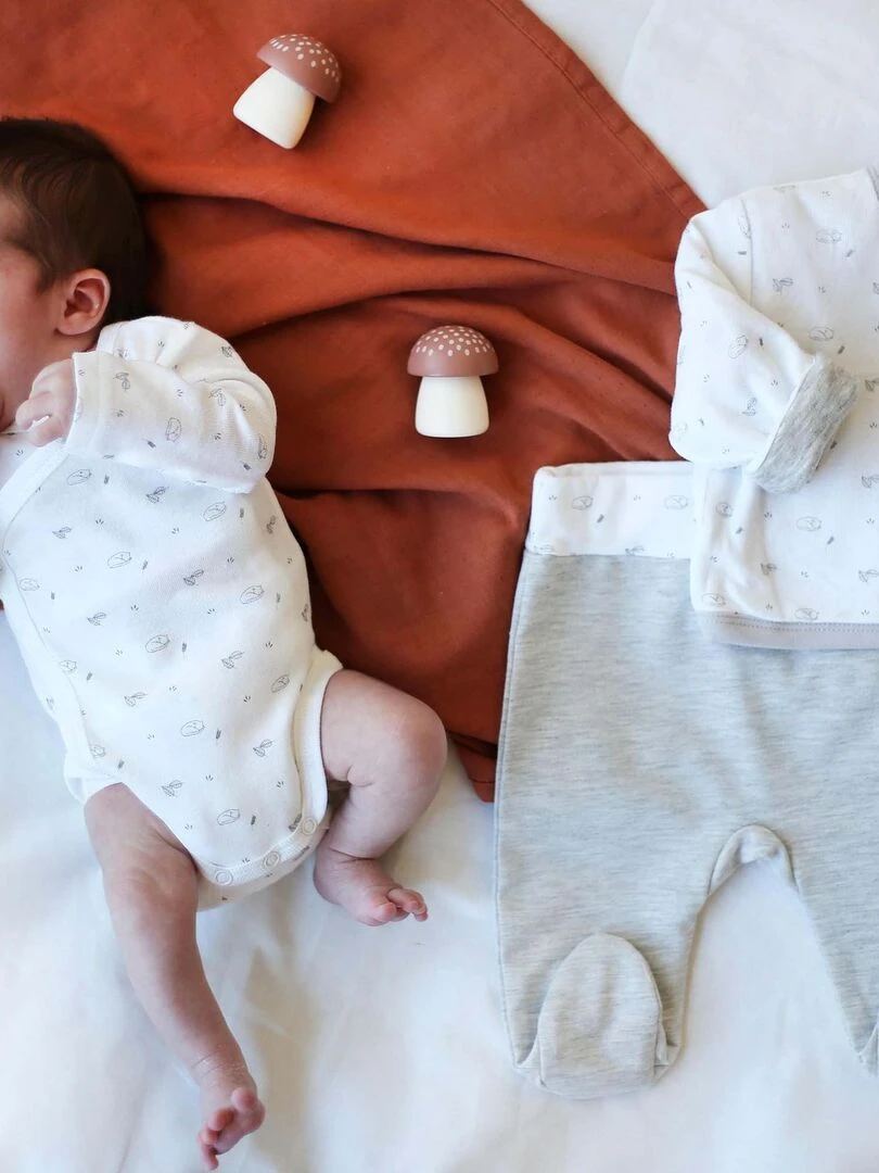 kit naissance 3 pièces   Gris