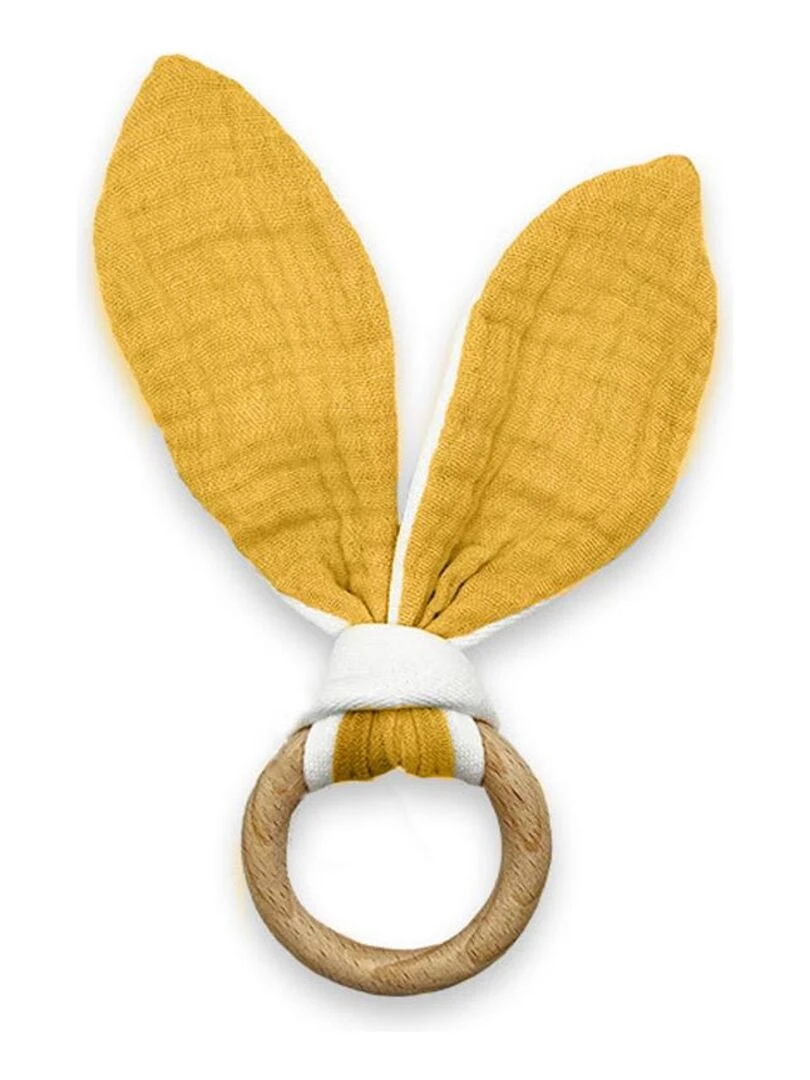 Anneau de Dentition en Coton Bio Honey Beige