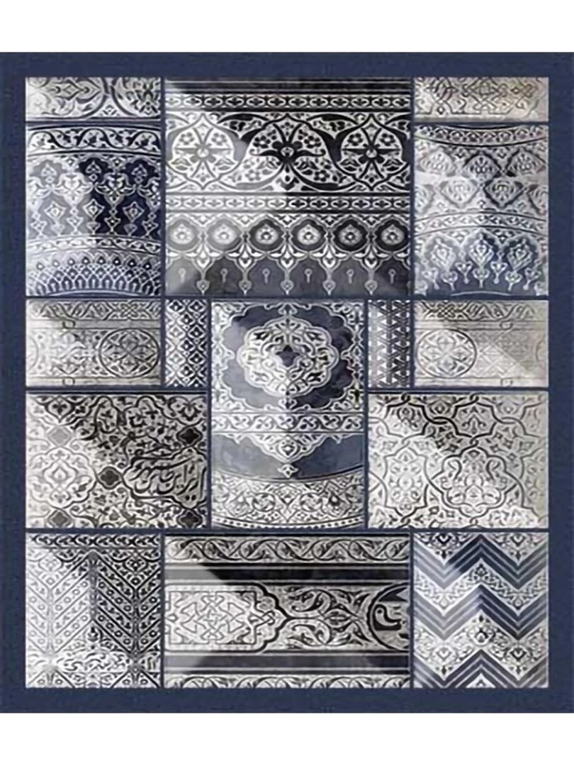 Tapis CORDOUE Bleu Bleu
