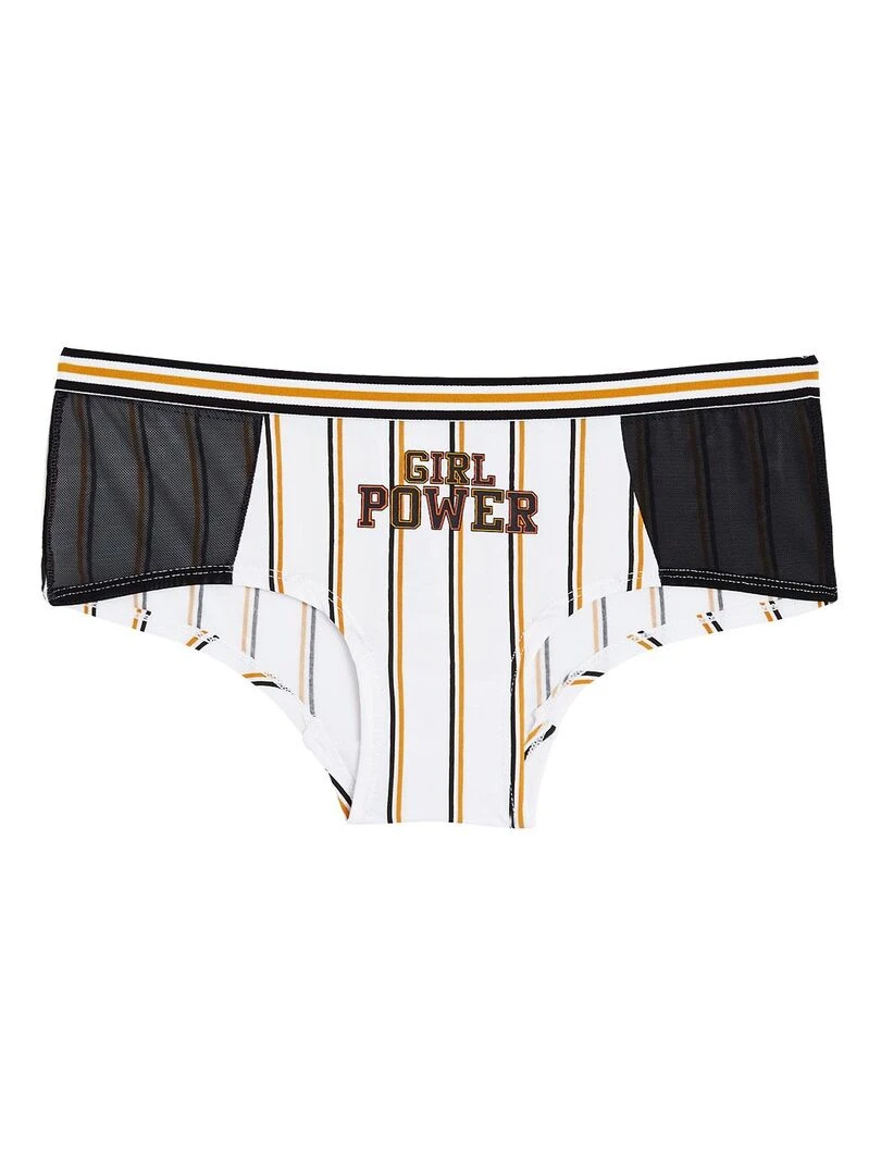 Boxer fille Pacha Blanc