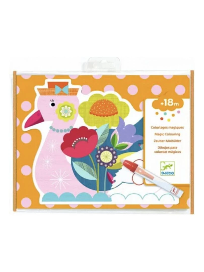 Coloriage Magique A L Eau Animalo len   N/A