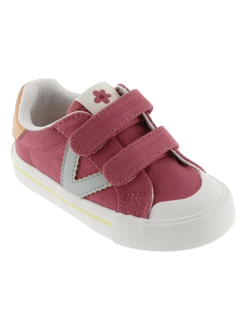 Basket à Scratch Enfant Victoria   Rouge