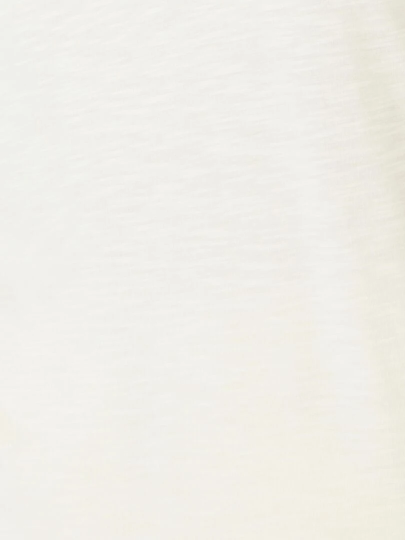 Tee shirt mélange coton biologique   Damart   Beige clair