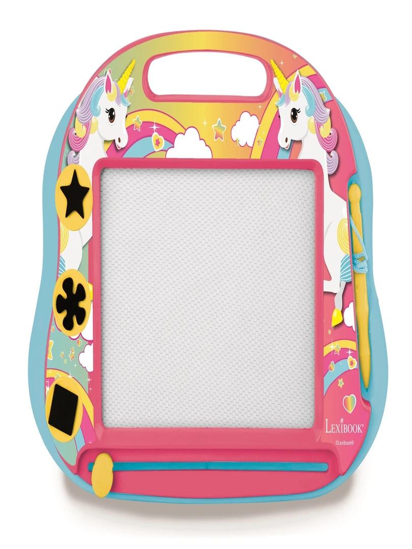 Ardoise Magique Format A5 Avec Accessoires Magnétiques Pour Dessiner En Couleurs Coloris Licorne N/A