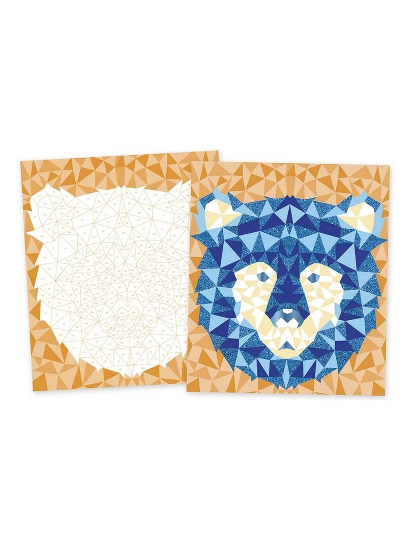 Kit créatif : Mosaïques Mousse Animaux De La Forêt   N/A