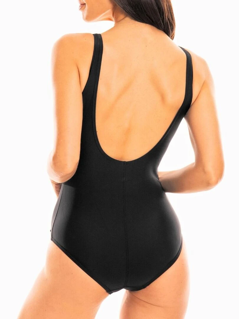 Maillot de bain 1 pièce sans armatures Flora   Noir
