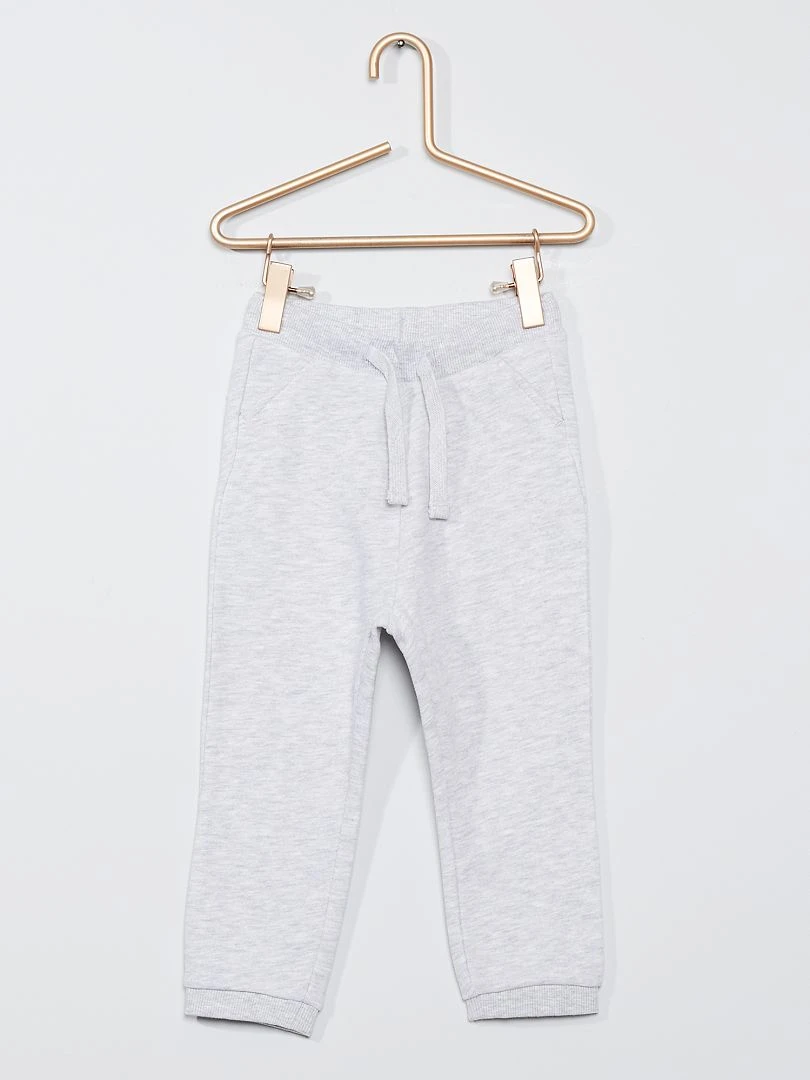 Pantalon de jogging en coton Mixte gris