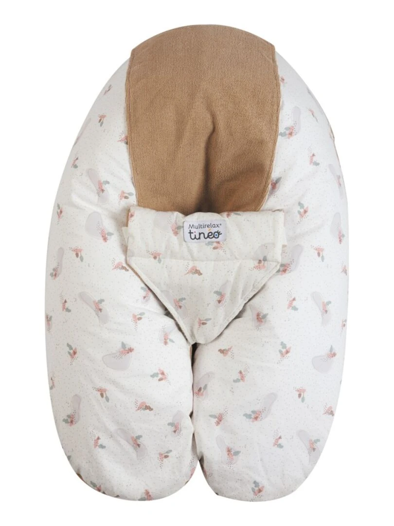 Tinéo Coussin de maternité Multirelax éponge Noisette Marron noisette