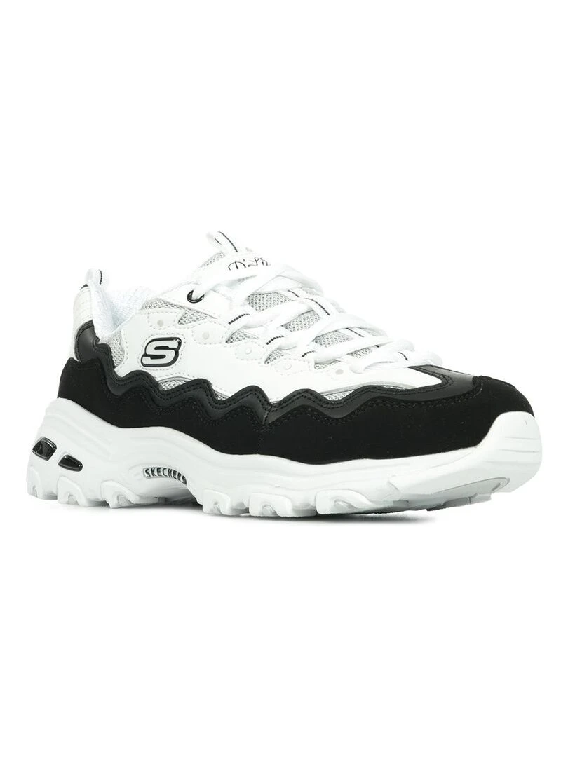 Baskets Skechers D lites Get Wavy Noir