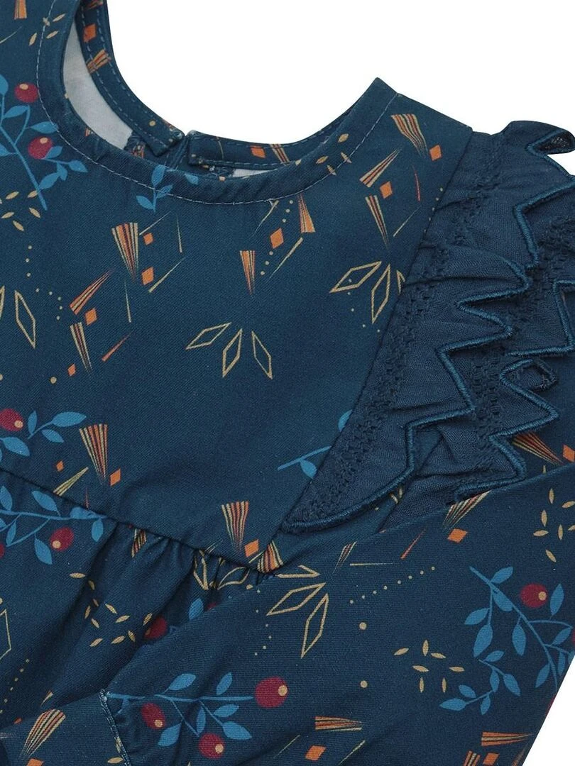 Blouse fille Souffle Étoilé   Bleu