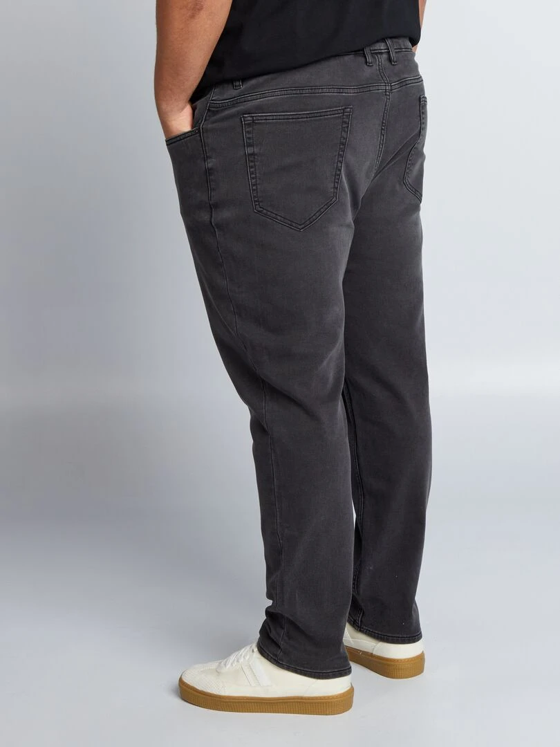 Pantalon denim slim fit   GRIS