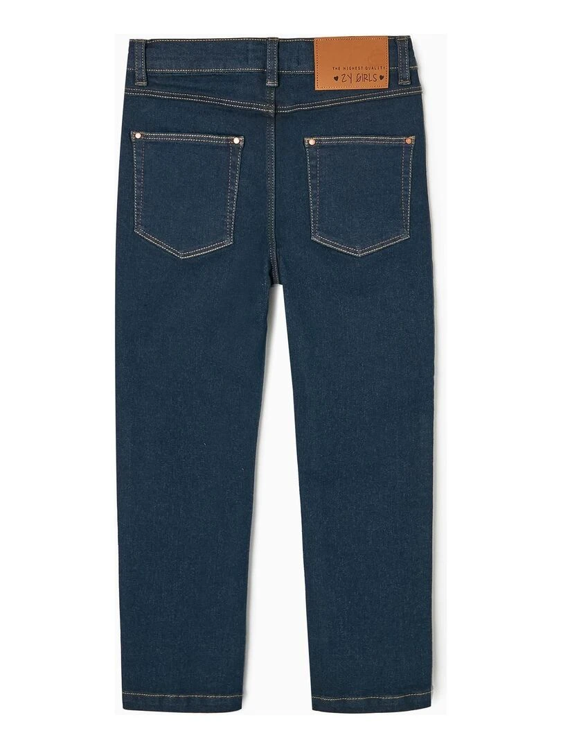 Jean Skinny Fille LE CHALET Bleu foncé