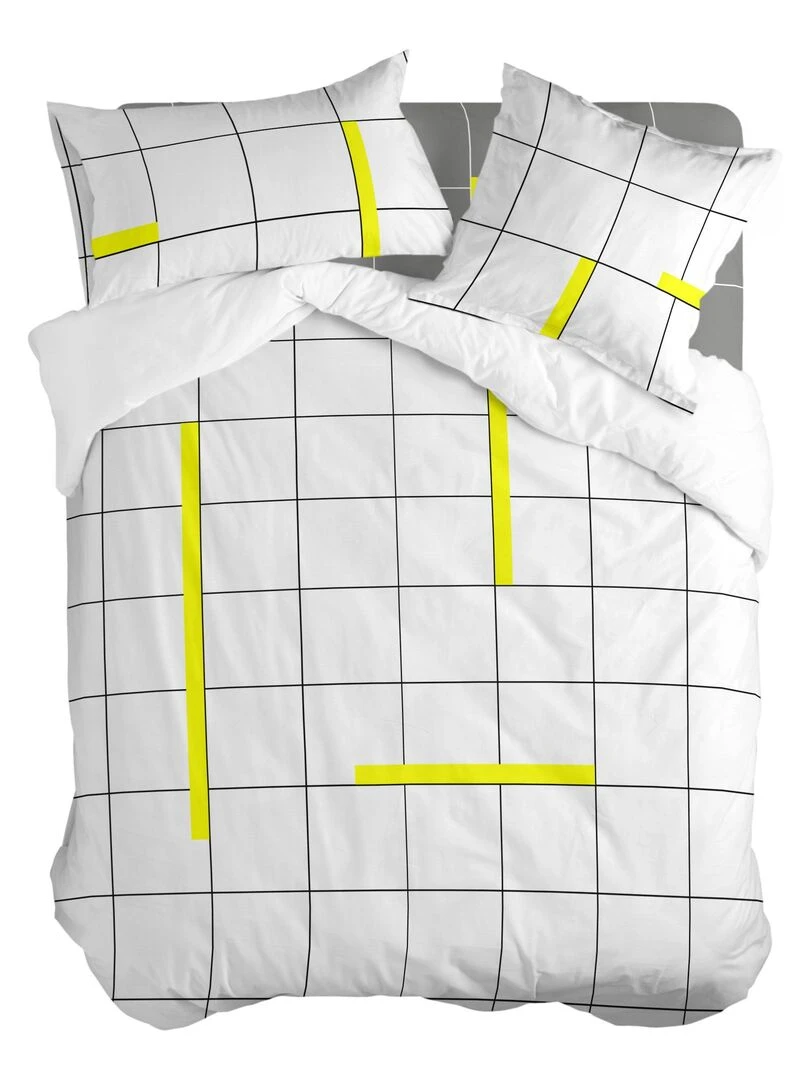 Housse de couette Firefly "Happyfriday"   Blanc