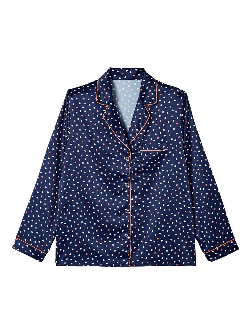 Top de pyjama BROOKLYN Pomm'Poire Bleu