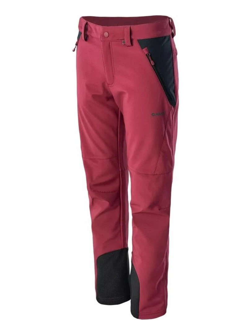 Hi Tec   Pantalon de randonnée ASTONI   Rouge carmin