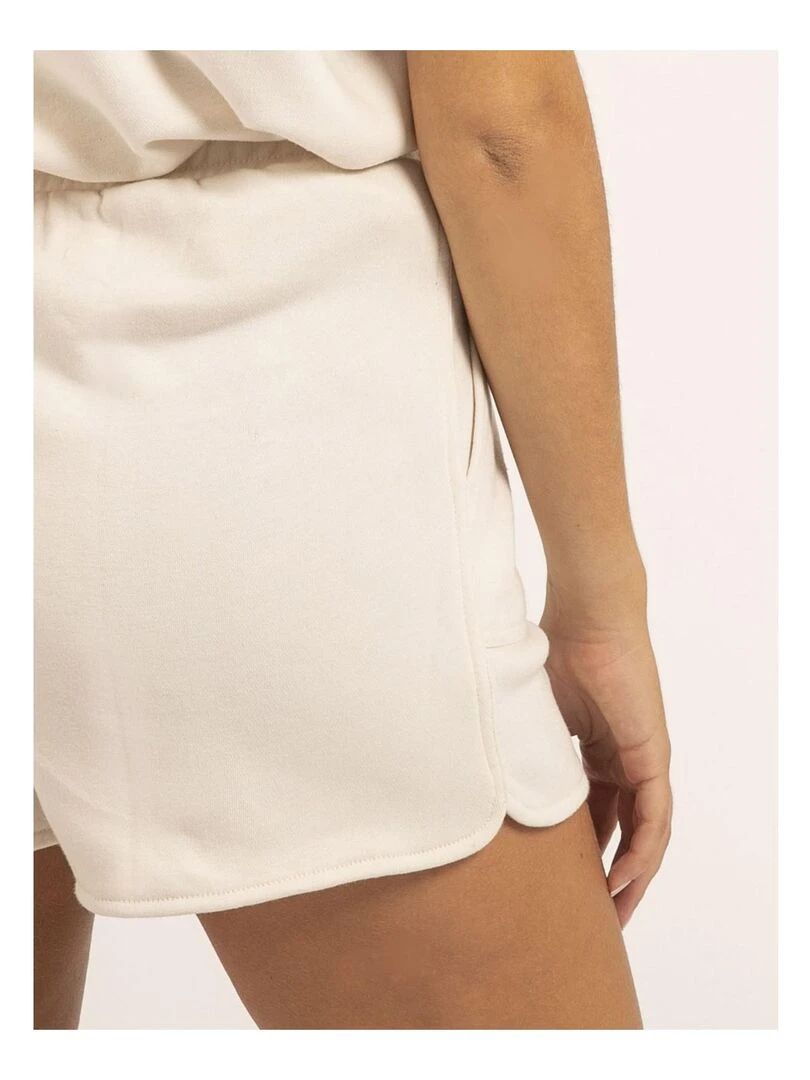 Short molleton XONARA   Ecru