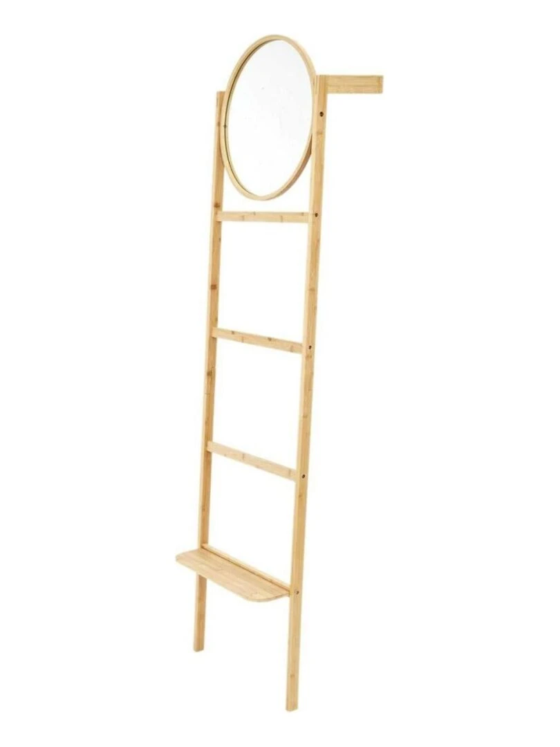 Etagère miroir bambou Beige