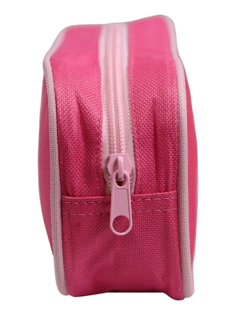Trousse scolaire rectangulaire Disney Minnie Coeur Rose Bagtrotter   Rose