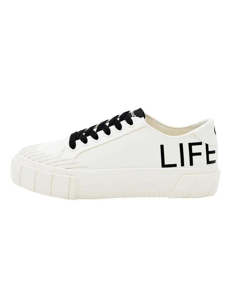 Basket à Lacets Desigual Street Awesome Blanc