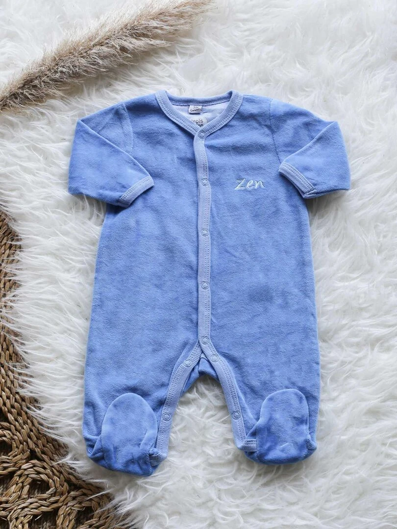 Pyjama dors bien naissance   Bleu