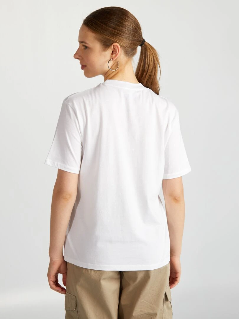 T shirt oversize 'Nirvana'   blanc