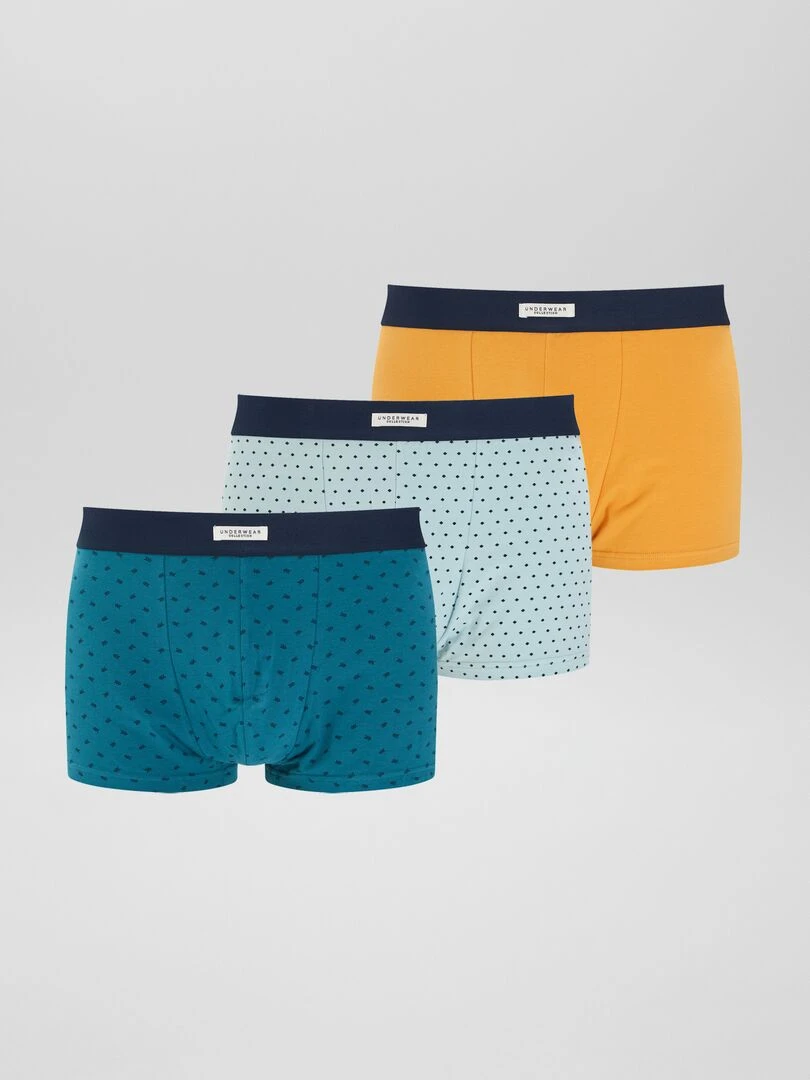 Lot de 3 boxers Jaune