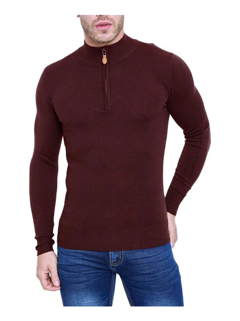 Pull Camioneur Kebello Bordeaux