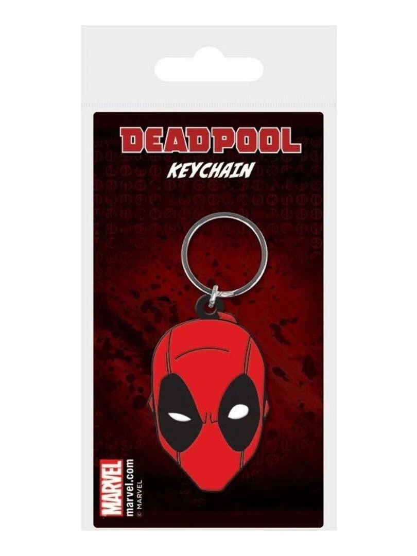 Marvel Comics porte clés caoutchouc Deadpool Face 6 cm N/A