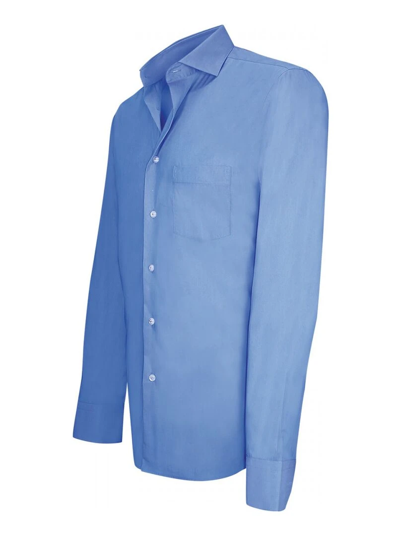 Chemise en popeline COVENTRY   Bleu