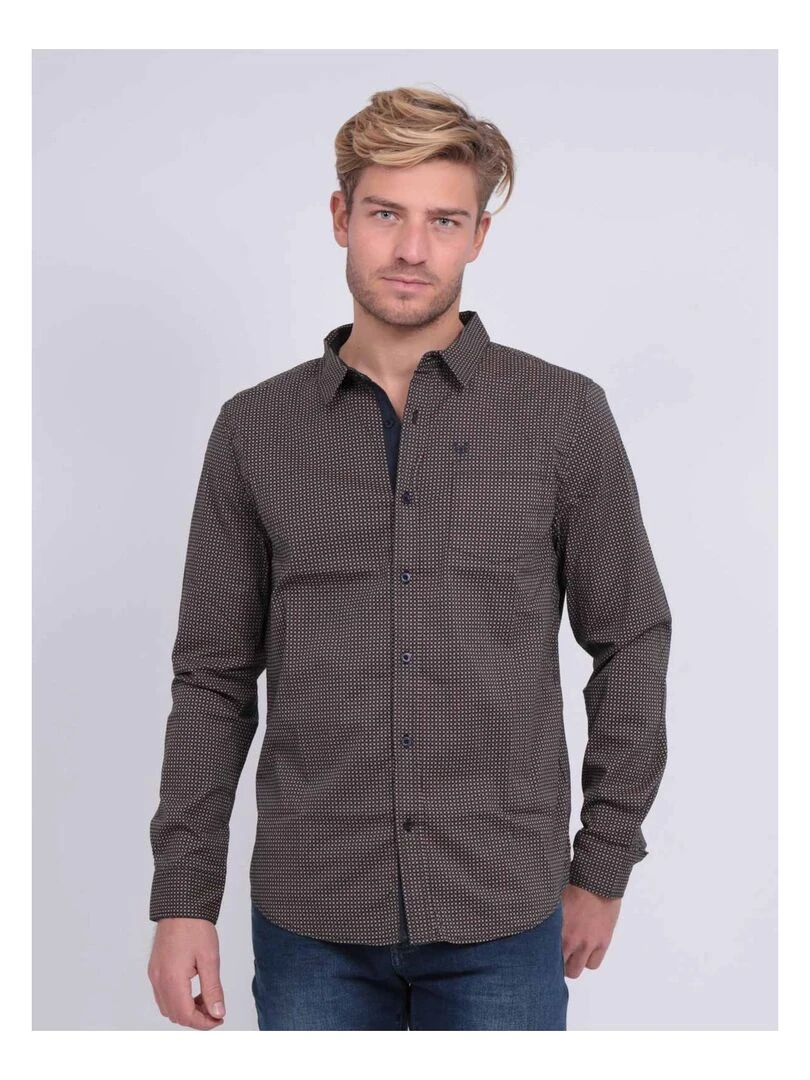 Chemise manches longues TORNADE Bleu marine