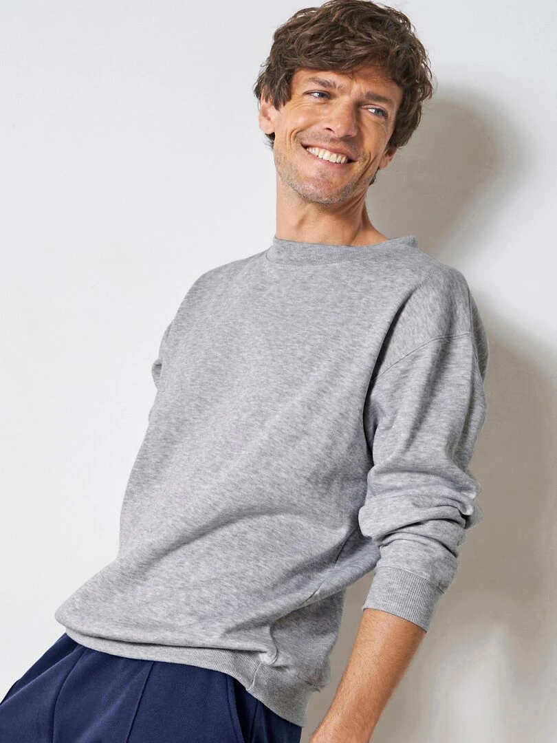 Sweat molleton Damart Gris