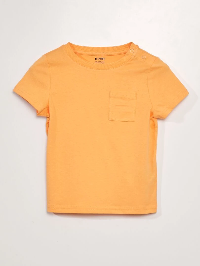 T shirt avec poche So Easy Orange