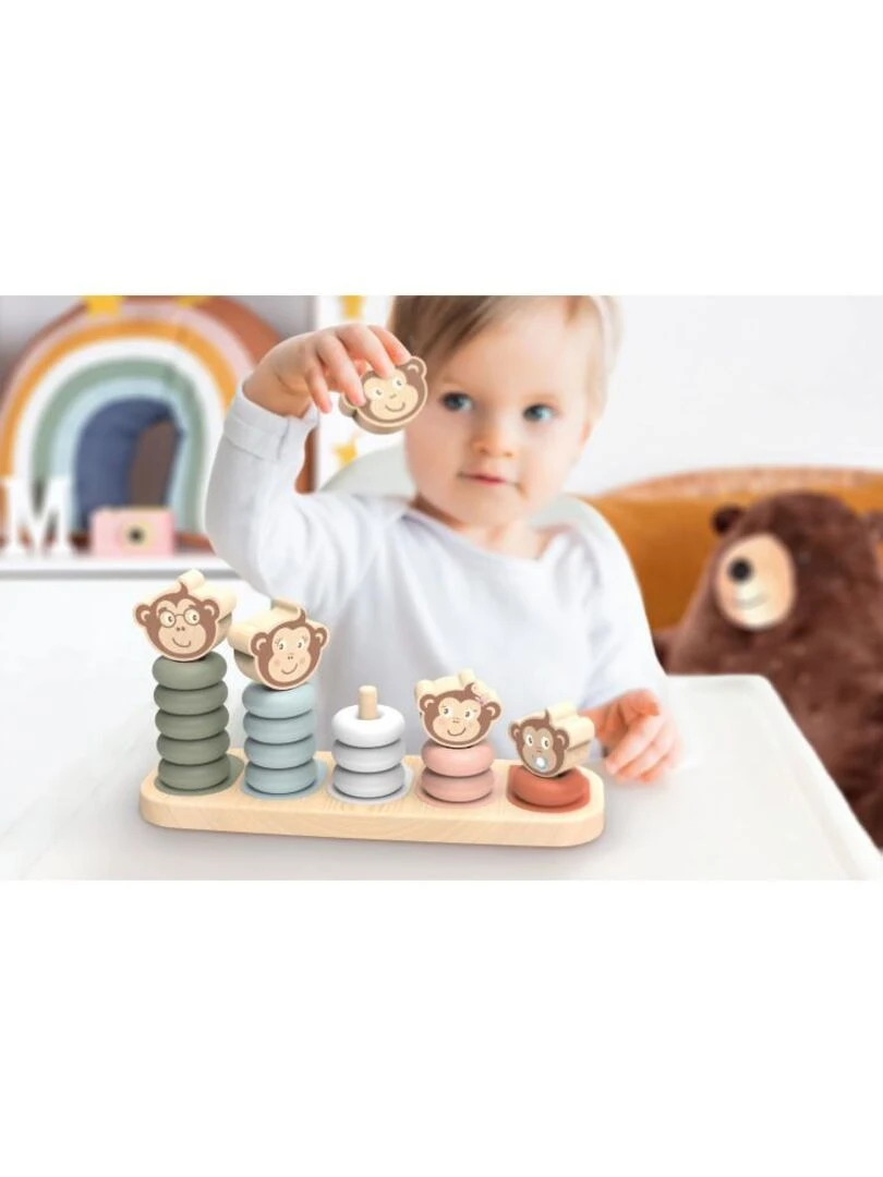 Jeu à empiler La Famille Singe Speedy Monkey N/A