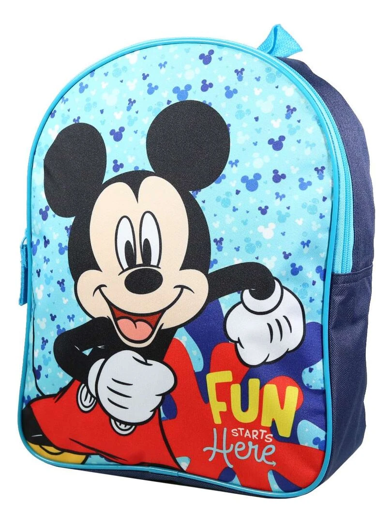 BAGTROTTER Sac à dos gouter 31 cm maternelle Disney Mickey Bleu Bleu
