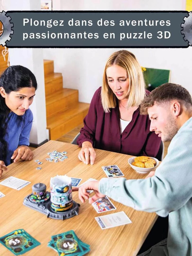 Puzzle 3D 216 pièces : Time Guardian Adventures : Chaos sur la Lune   N/A